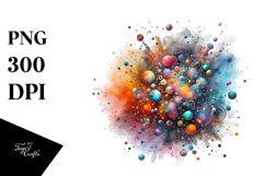 Colorful Watercolor Particles Product Image 3