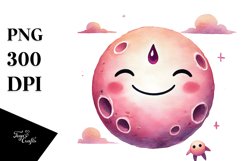 Smiling Half Moon, Transparent PNG Product Image 1
