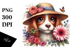 Brittany with Large Flower Bouquet Product Image 3