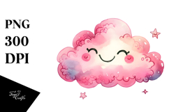 Simple Colorful Cloud PNG Product Image 1