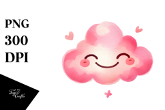 Whimsical Pinkish Cloud PNG Product Image 1