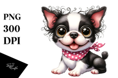 Happy Boston Terrier Sublimation Product Image 1