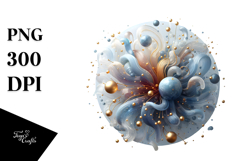 Abstract Material Anemone PNG Product Image 1