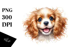 Happy Cocker Spaniel Baby, Transparent PNG Product Image 1