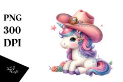 Pastel Baby Unicorn Cowboy Product Image 1