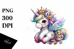 Colorful Baby Unicorn at Mardi Gras Parade Product Image 3