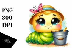 Colorful Baby Caterpillar | Clipart Product Image 3