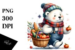 Quirky Baby Polar Bear Basket Product Image 1