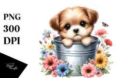 Cute Baby Dog PNG Product Image 1