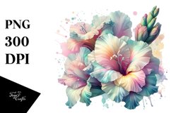 Glossy Transparent Gladiolus, PNG Product Image 3