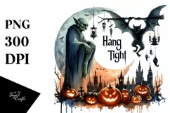 Simple Halloween Gargoyle, Transparent PNG Product Image 1