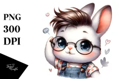 Cute Baby Bunny, High-Res PNG Product Image 1