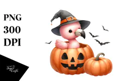 Cute Baby Flamingo PNG Product Image 1