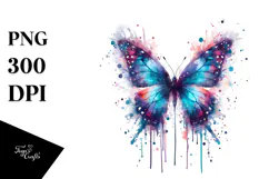 Colorful Butterfly, Transparent PNG Product Image 1