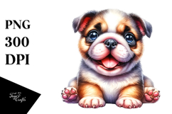 Happy Baby Bulldog, Transparent PNG Product Image 1