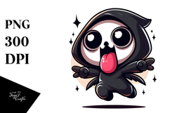 Silly Cartoon Reaper PNG Product Image 1