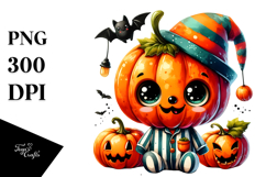 Cute Pumpkin Head, Transparent PNG Product Image 1