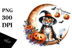 Tiger for Halloween, PNG Product Image 1