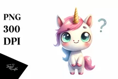 Expressive Unicorn with Goofy Smile PNG Product Image 3