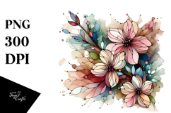 Wooden Cherry Blossom Made of PNG Product Image 1
