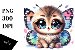 Cute Baby Butterfly PNG Product Image 1