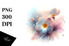 Shiny Transparent Pastel Primrose, PNG Product Image 3