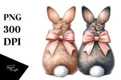 Colorful Retro Bunny PNG Product Image 1