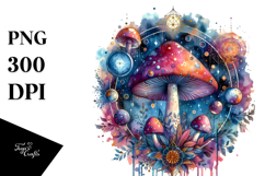 Celestial Mushroom Tarot, High Quality PNG Product Image 1