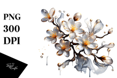Abstract Material Jasmine PNG Product Image 1