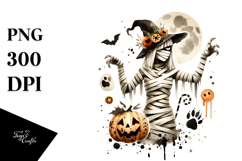 Simple Retro Mummy Animal Print PNG Product Image 1
