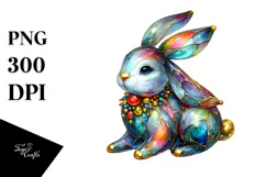 Colorful Bunny Made of PNG Product Image 1