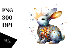 Colorful Bunny Made of PNG Product Image 1