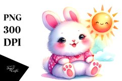 Vibrant Cute Rabbit Clipart Product Image 1