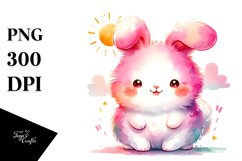 Vibrant Cute Rabbit Clipart Product Image 1