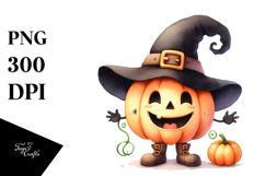 Funny Halloween Pumpkin PNG Product Image 1