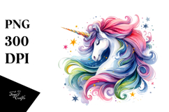 Vibrant Unicorn PNG Product Image 1