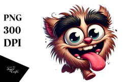 Tongue-Out Cartoon PNG Product Image 1