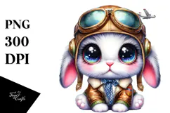 Vibrant Baby Rabbit PNG Product Image 1