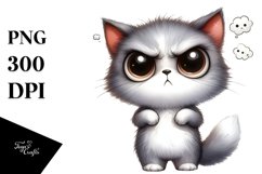 Funny Cat Standing | Sublimation | Clipart Product Image 1