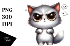 Funny Cat Standing | Sublimation | Clipart Product Image 1