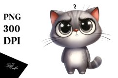 Funny Cat Standing | Sublimation | Clipart Product Image 3