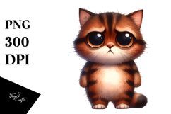 Funny Cat Standing | Sublimation | Clipart Product Image 1