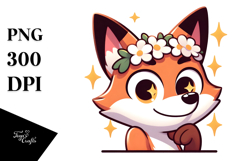 Goofy Cartoon Fox PNG Product Image 1