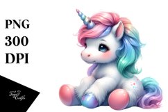 Baby Unicorn Sticker Product Image 3