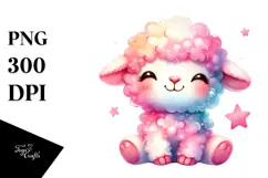 Pinkish Baby Lamb PNG Product Image 1