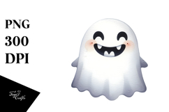 Funny Halloween Ghost PNG Product Image 1
