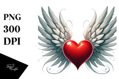 Winged Heart, PNG Product Image 1