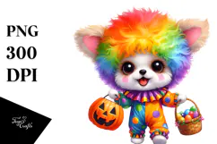 Baby Bichpoo, Halloween PNG Product Image 1