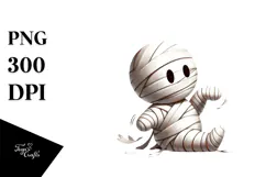 Funny Mummy Digital Painting PNG Product Image 1