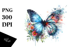 Colorful Butterfly, Transparent PNG Product Image 1